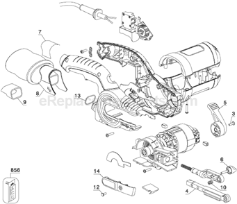 Part Location Diagram of 90517985 DeWALT O-RING